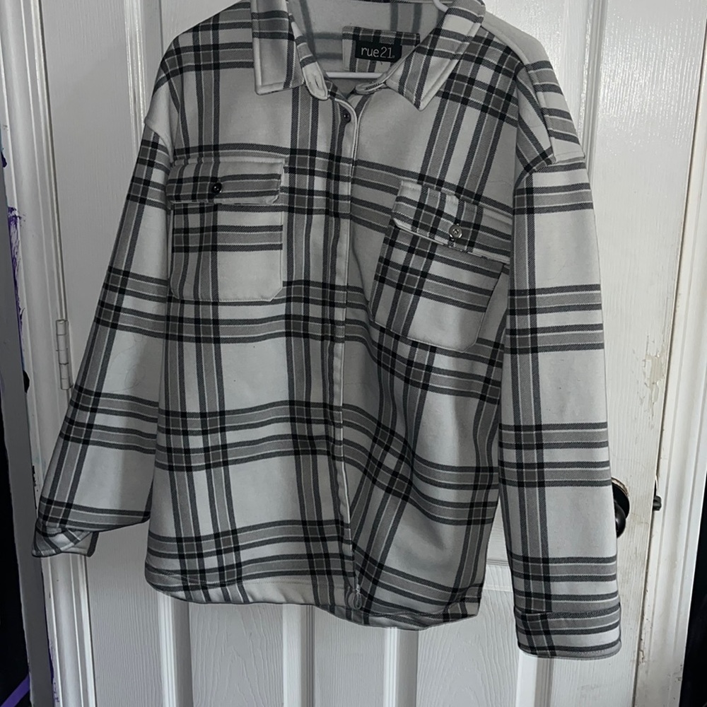 Plaid Heavy Jacket- BRAND new, NEVER worn